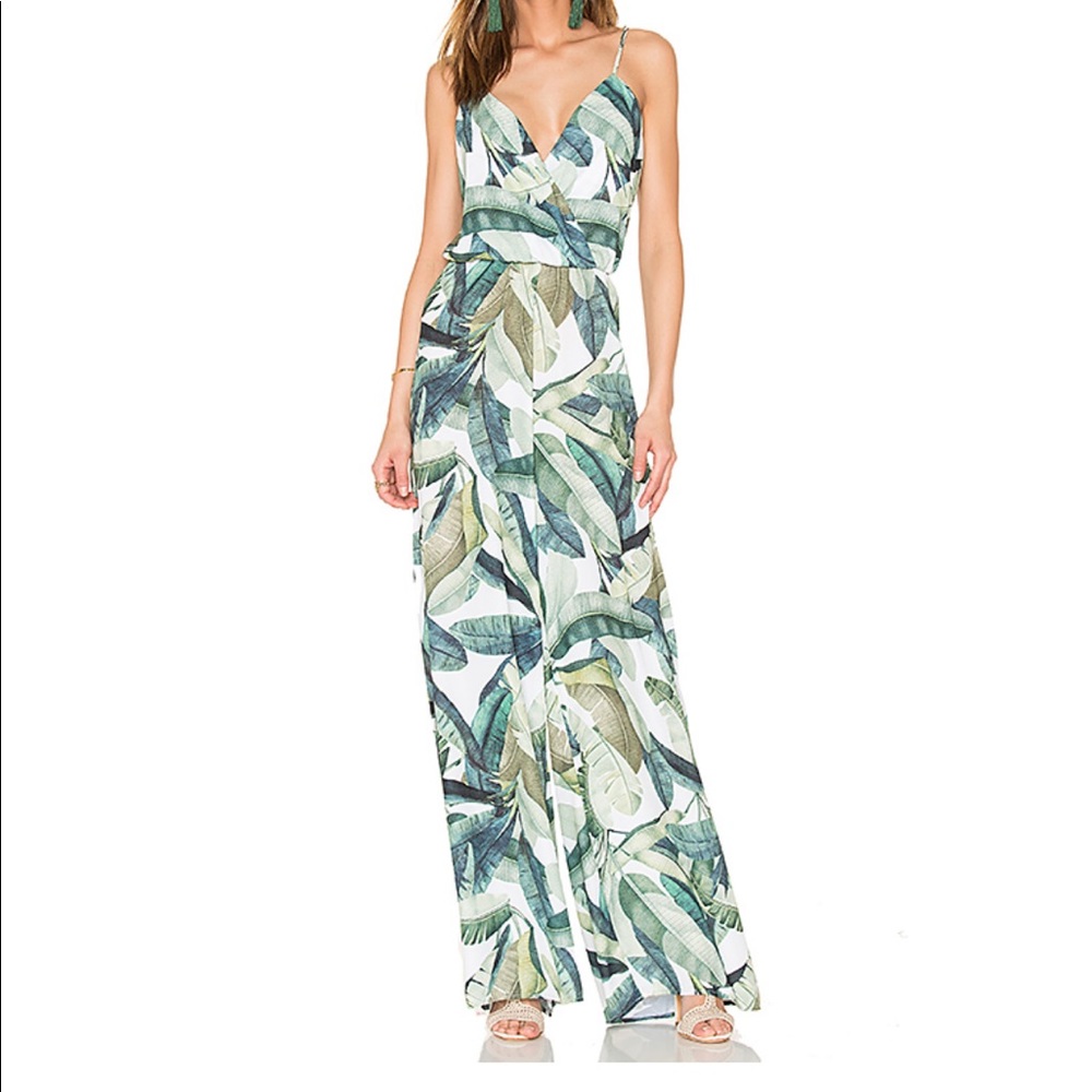 Show Me Your Mumu Jagger Jumpsuit in Banana Leaf